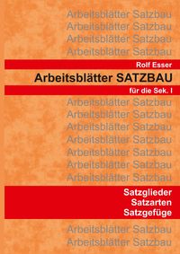 Produktbild: Arbeitsbl&auml;tter SATZBAU