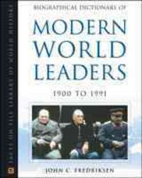 Produktbild: Biographical Dictionary of Modern World Leaders Set, 2-Volumes