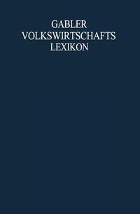 Produktbild: Gabler Volkswirtschafts Lexikon