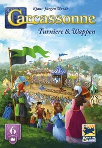 Produktbild: Hans im Gl&uuml;ck HIGD0136 - Carcassonne, Turniere & Wappen (Auflage 2025), 6. Erweiterung
