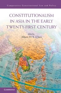 Produktbild: Constitutionalism in Asia in the Early Twenty-First Century