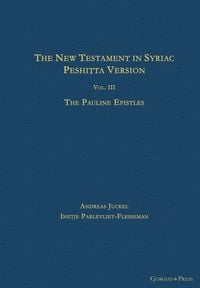 Produktbild: The New Testament in Syriac: Peshitta Version
