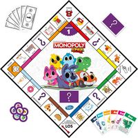 Hasbro F8562100 Monopoly Junior 2 Games in 1