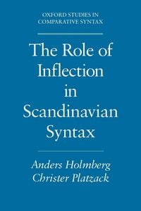 Produktbild: Role of Inflection Scandinavian Syntax Oscs