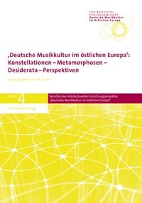 Produktbild: Deutsche Musikkultur im &ouml;stlichen Europa