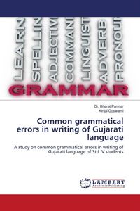 Produktbild: Common grammatical errors in writing of Gujarati language