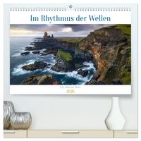 Produktbild: Im Rhythmus der Wellen - Ein Jahr am Meer (hochwertiger Premium Wandkalender 2026 DIN A2 quer), Kunstdruck in Hochglanz