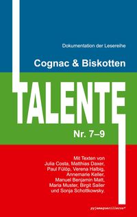 Produktbild: Cognac & Biskotten Talente Nr. 7-9. Anthologie.