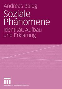 Produktbild: Soziale Ph&auml;nomene