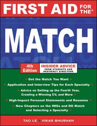 Produktbild: First Aid for the Match
