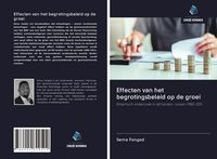 Produktbild: Effecten van het begrotingsbeleid op de groei