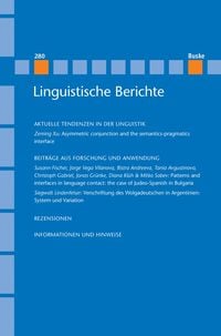 Produktbild: Linguistische Berichte Heft 280