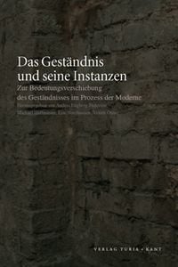 Produktbild: Das Geständnis und seine Instanzen