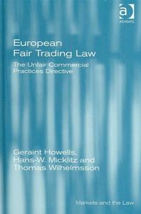 Produktbild: EUROPEAN FAIR TRADING LAW