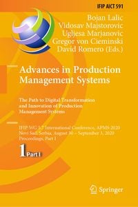 Produktbild: Advances in Production Management Systems. The Path to Digital Transformation and Innovation of Production Management Systems