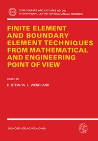Produktbild: Finite Element and Boundary Element Techniques from Mathematical and Engineering Point of View