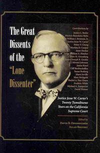 Produktbild: Great Dissents of the 'Lone Dissenter'