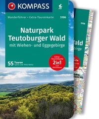 Produktbild: KOMPASS Wanderführer Naturpark Teutoburger Wald mit Wiehen- und Eggegebirge, 55 Touren mit Extra-Tourenkarte