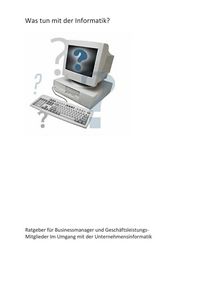 Produktbild: Was tun mit der Informatik?