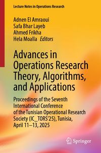 Produktbild: Advances in Operations Research Theory, Algorithms, and Applications