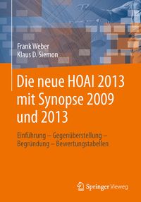 Produktbild: Die neue HOAI 2013 mit Synopse 2009 und 2013
