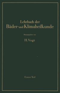 Produktbild: Lehrbuch der B&auml;der- und Klimaheilkunde