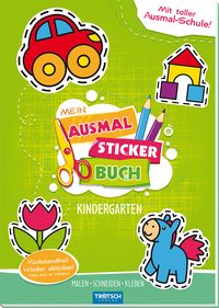 Produktbild: Mein Ausmal Sticker Buch Kindergarten