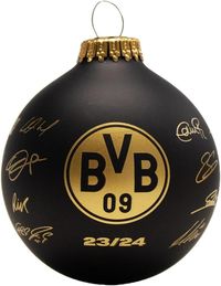 Bild vom Artikel BVB Borussia Dortmund 23996700 Christbaumkugel Unterschriften, schwarz vom Autor 
