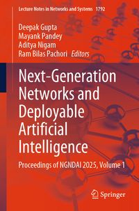 Produktbild: Next-Generation Networks and Deployable Artificial Intelligence