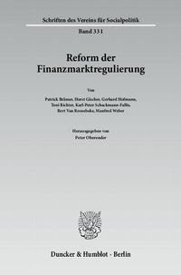 Produktbild: Reform der Finanzmarktregulierung.