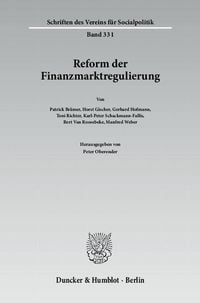 Produktbild: Reform der Finanzmarktregulierung.