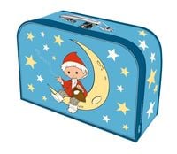 Produktbild: Tr&ouml;tsch Kinderkoffer "Sandmann" Mond gro&szlig;, Pappkoffer, Koffer aus Pappe, Geschenk Verpackung, Gutschein Verpackung,Spielkoffer, Metallgriff und Metallhenkel, Reisekoffer Kinder