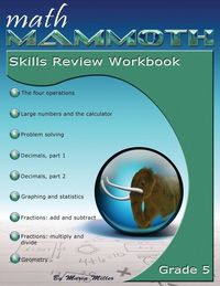 Produktbild: Math Mammoth Grade 5 Skills Review Workbook