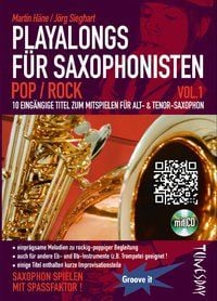Produktbild: Playalongs f&uuml;r Saxophonisten Vol. 1 Pop/Rock (inkl. CD)