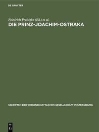 Produktbild: Die Prinz-Joachim-Ostraka