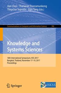 Produktbild: Knowledge and Systems Sciences