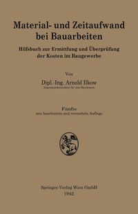 Produktbild: Material- und Zeitaufwand bei Bauarbeiten