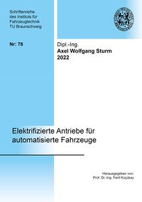 Produktbild: Elektrifizierte Antriebe f&uuml;r automatisierte Fahrzeuge