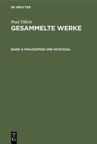 Produktbild: Philosophie und Schicksal