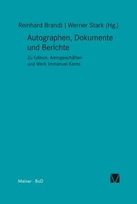 Produktbild: Autographen, Dokumente und Berichte