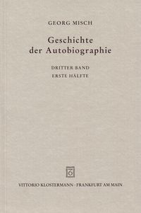 Produktbild: Geschichte der Autobiographie