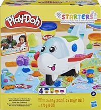 Produktbild: Hasbro F88045L0 - Play-Dop Flugi, mit dem Flugzeug auf Weltreise, Knete-Spielset