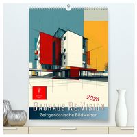 Produktbild: Bauhaus Re:Vision (hochwertiger Premium Wandkalender 2026 DIN A2 hoch), Kunstdruck in Hochglanz