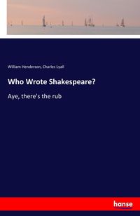 Produktbild: Who Wrote Shakespeare?