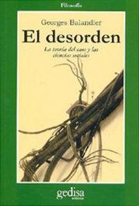 Produktbild: El desorden : La teor&iacute;a del caos y las ciencias sociales