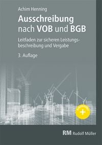 Produktbild: Ausschreibung nach VOB und BGB