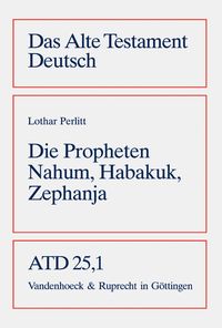 Produktbild: Die Propheten Nahum, Habakuk, Zephanja