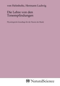 Produktbild: Die Lehre von den Tonempfindungen