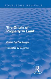 Produktbild: The Origin of Property in Land