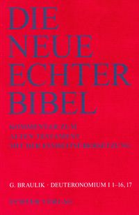 Produktbild: Die Neue Echter-Bibel. Kommentar / Kommentar zum Alten Testament mit Einheits&uuml;bersetzung / Deuteronomium I (1-16,17)
